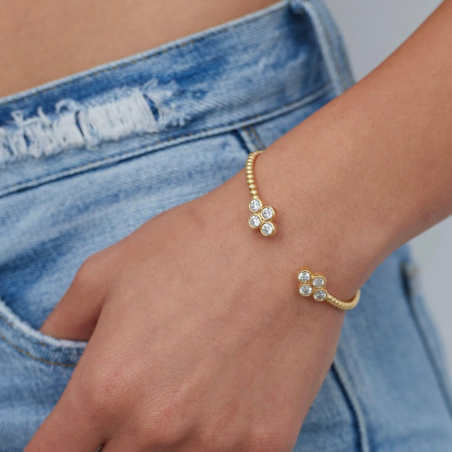 Oriana Flower Cuff