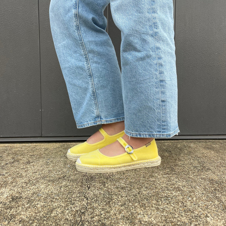 Free People Oasis Mary Jane Espadrilles, Sunkissed Yellow