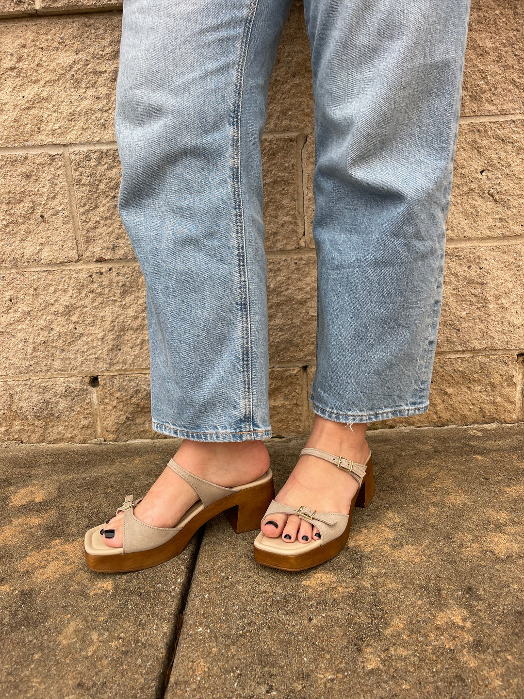 Free People Beck Buckle Clogs