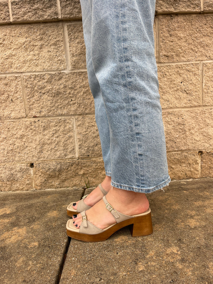 Free People Beck Buckle Clogs