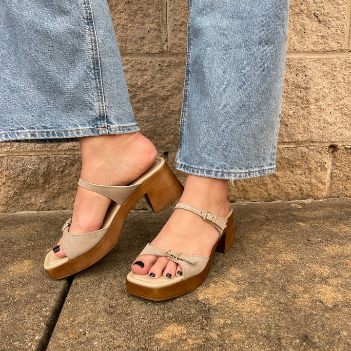 Free People Beck Buckle Clogs
