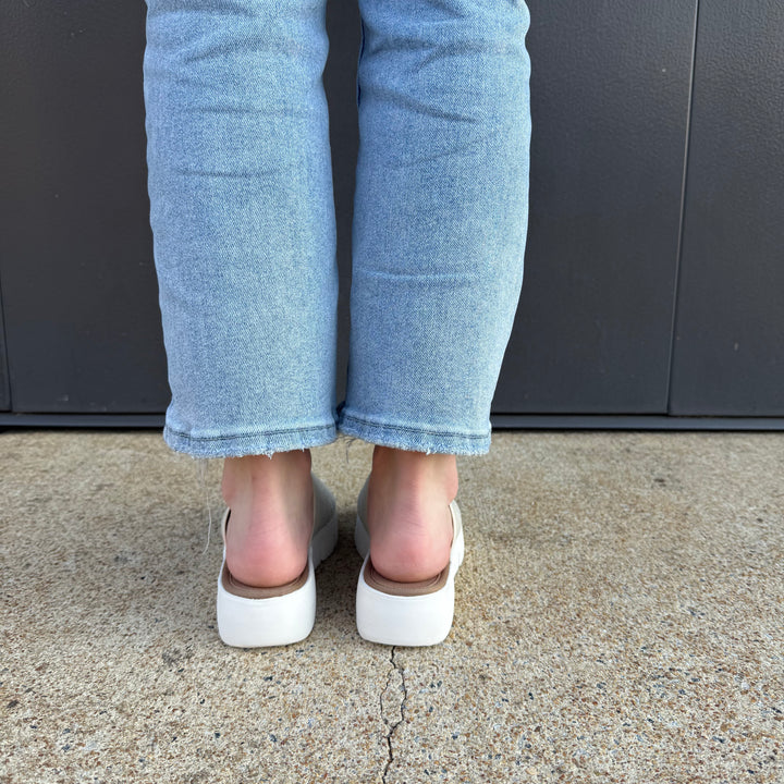 Bernie Mev FX Iris Sandal in Nude Silver
