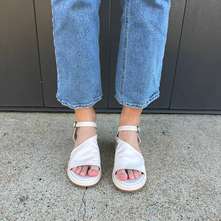 Chocolat Blu Etta in White Sand Leather