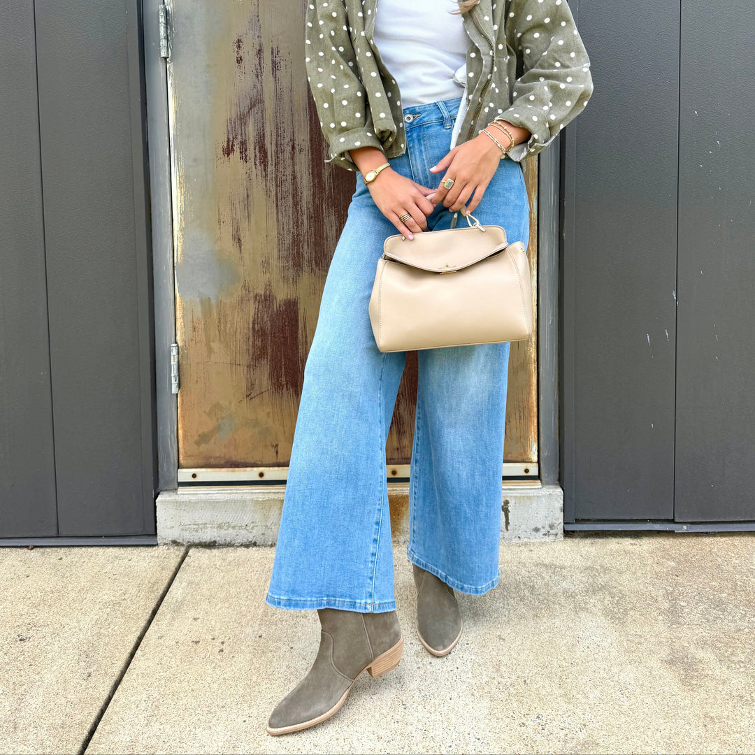Jeffrey Campbell Busca in Khaki Suede