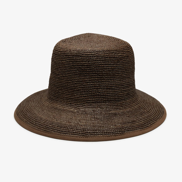 Wyeth June Raffia Bucket in Brown