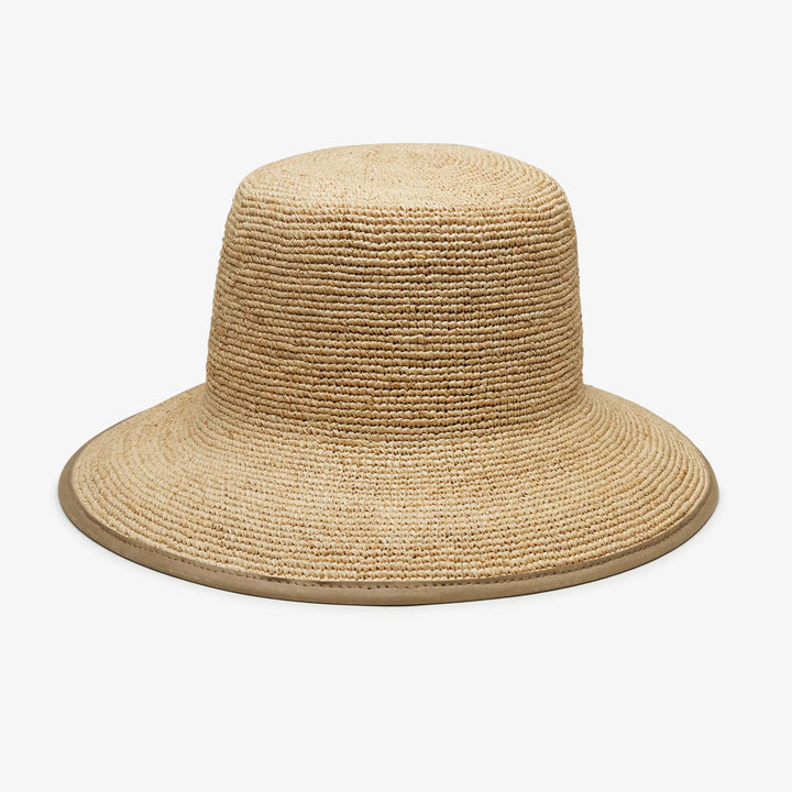 Wyeth June Raffia Bucket in Natural