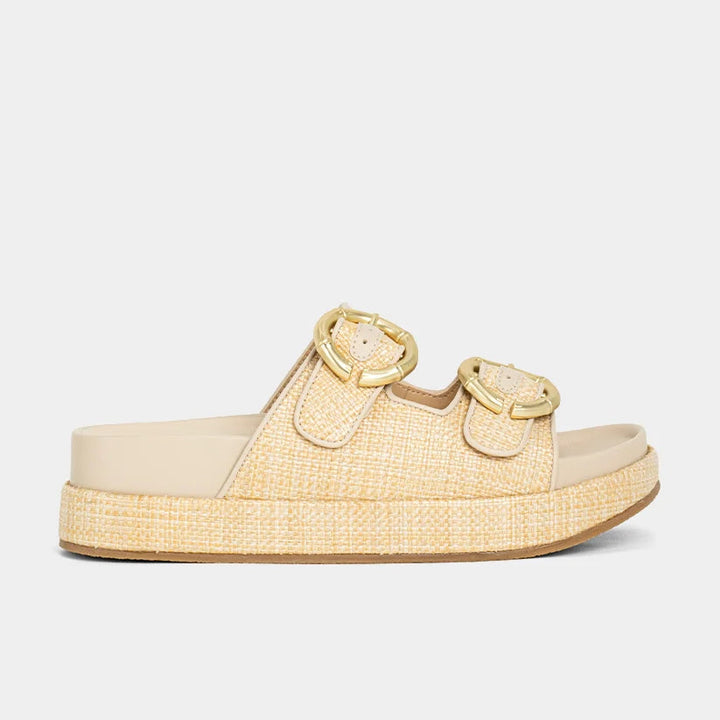 ShuShop Lori in Natural Woven Sandal