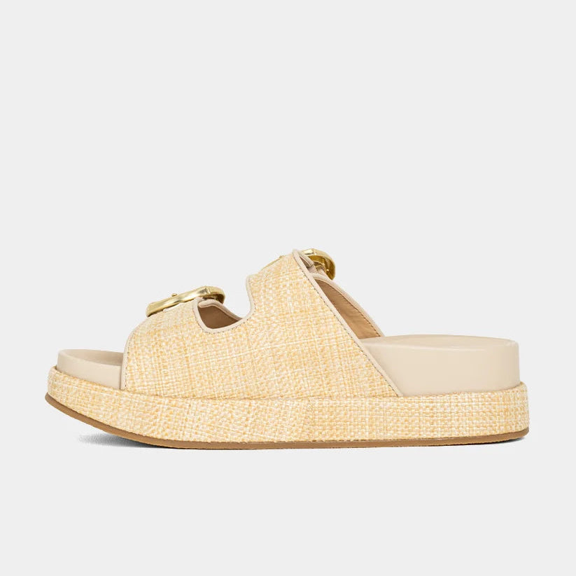 ShuShop Lori in Natural Woven Sandal