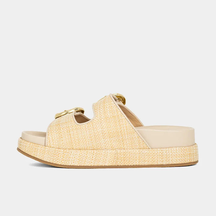 ShuShop Lori in Natural Woven Sandal