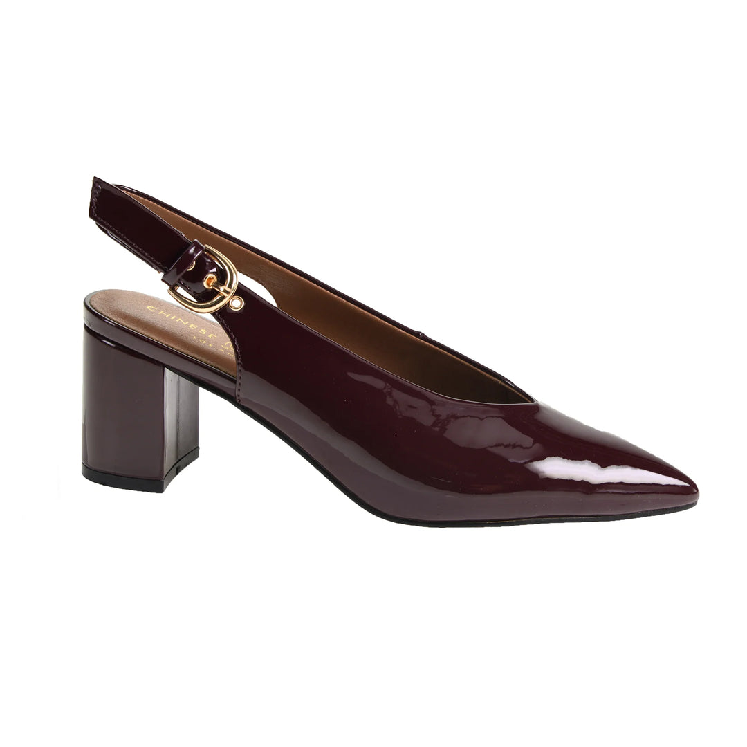 Chinese Laundry Meeny Slingback Pump in Berry