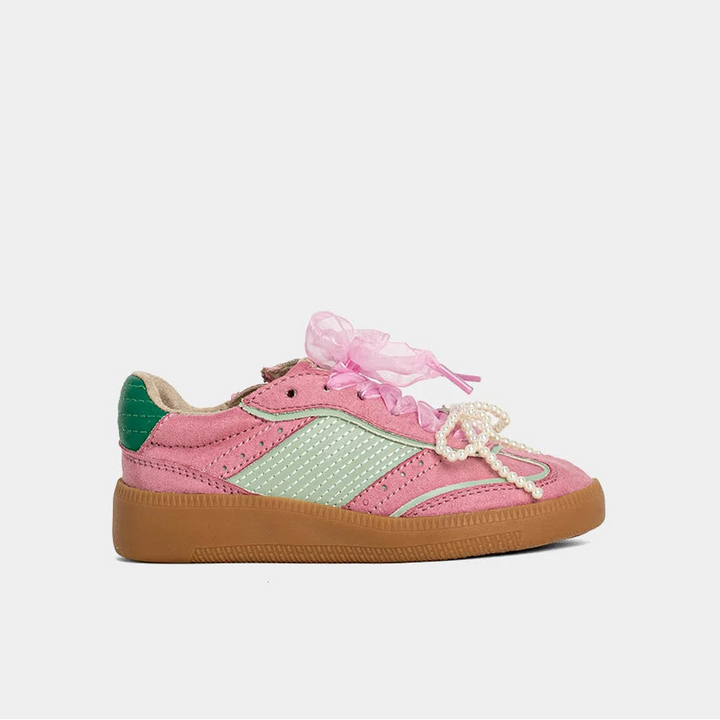 ShuShop Toddler/Kids Sophie Mini Sneaker in Pink