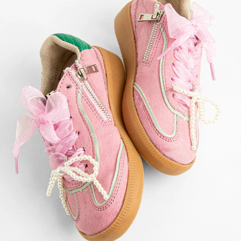 ShuShop Toddler/Kids Sophie Mini Sneaker in Pink