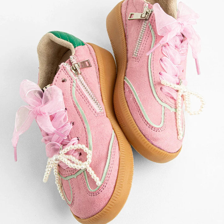 ShuShop Toddler/Kids Sophie Mini Sneaker in Pink