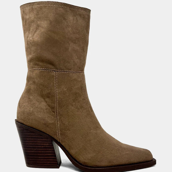SHUSHOP Venice Boot in Taupe