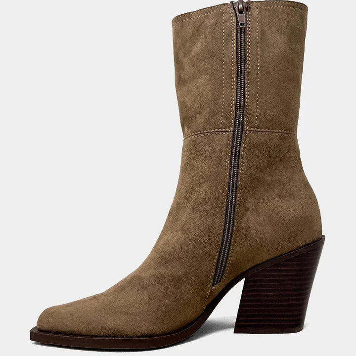 SHUSHOP Venice Boot in Taupe