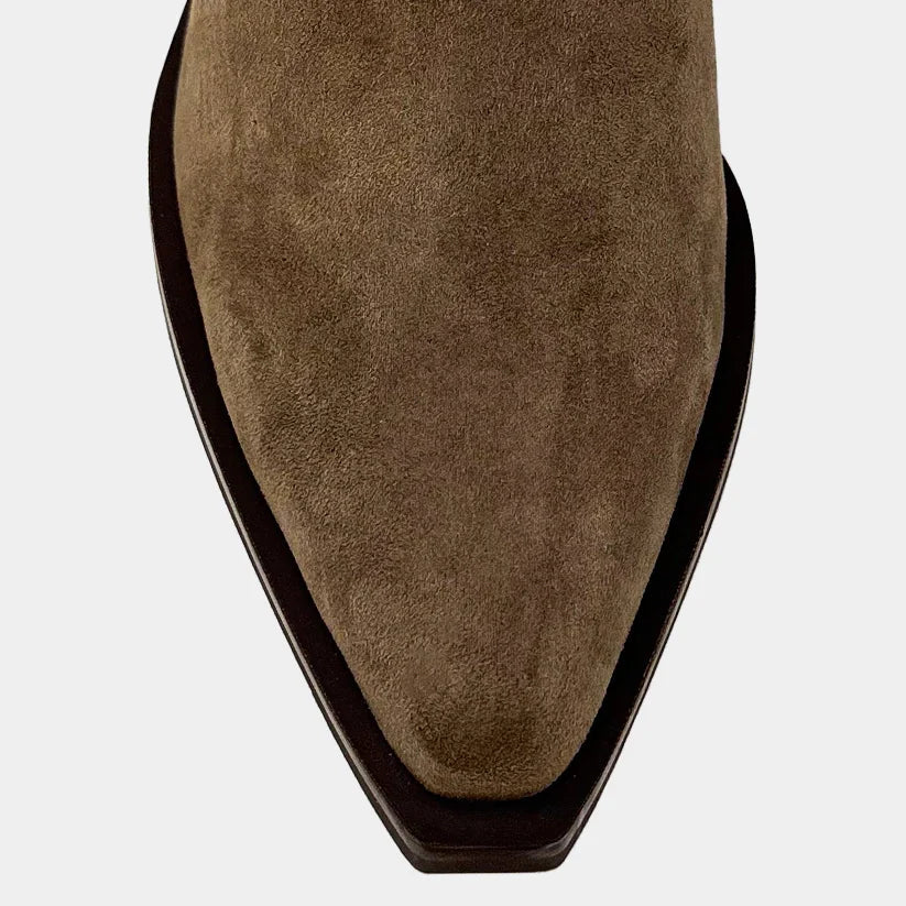 SHUSHOP Venice Boot in Taupe