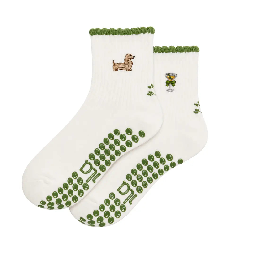 Weenie & Dirty Martini Grip Socks