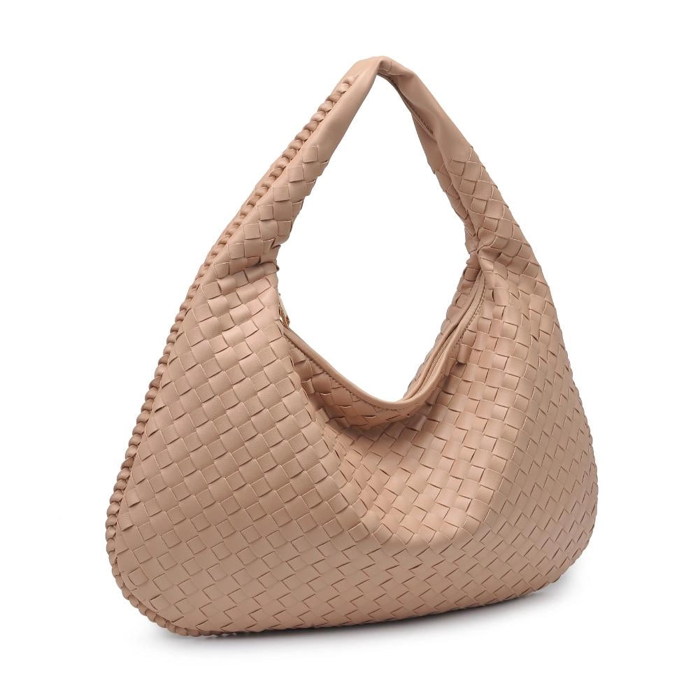 Victoria Woven Hobo Handbag
