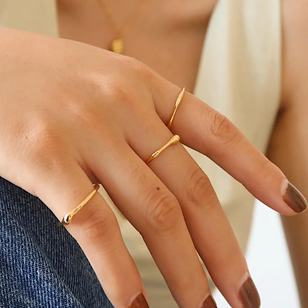 Rowena Minimalist Band Rings