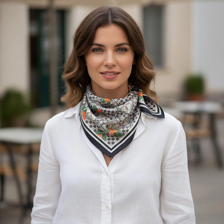 Mediterranean Mosaic Scarf
