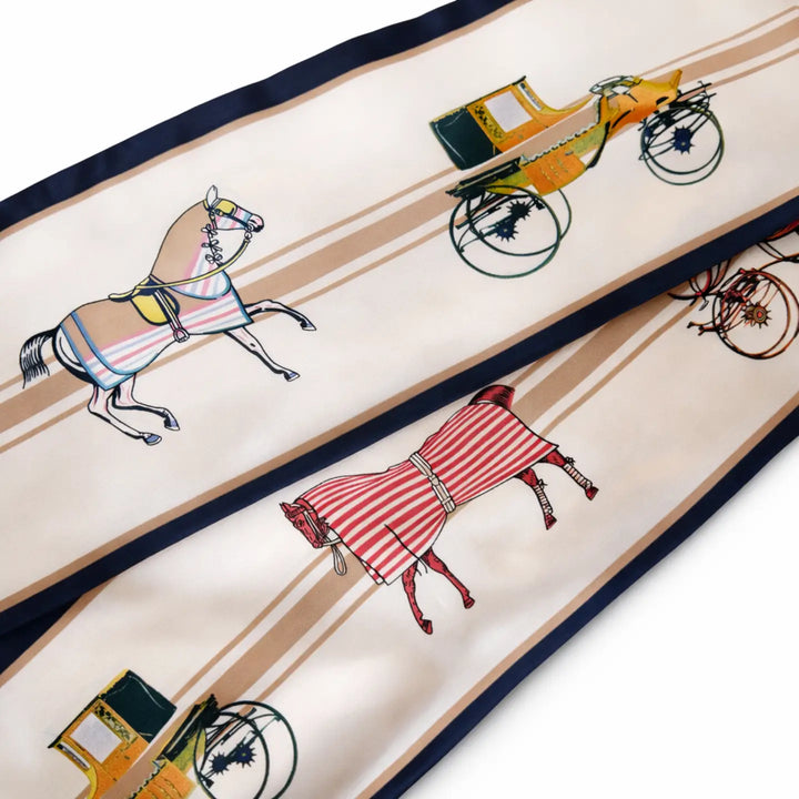 Horse & Carriage Jumbo Twilly Scarf