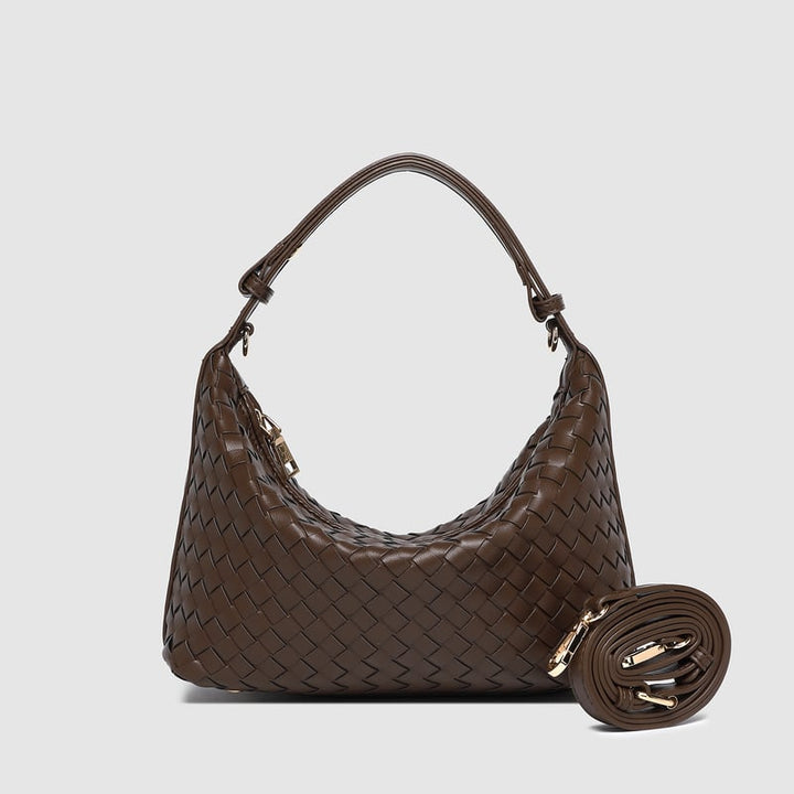 Madeline Woven Shoulder Bag