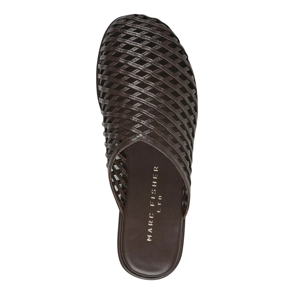 Marc Fisher LTD Lynzi Woven Leather Flat Mule