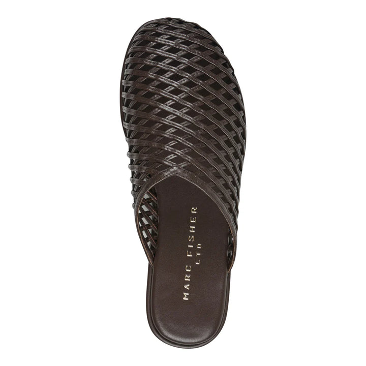 Marc Fisher LTD Lynzi Woven Leather Flat Mule