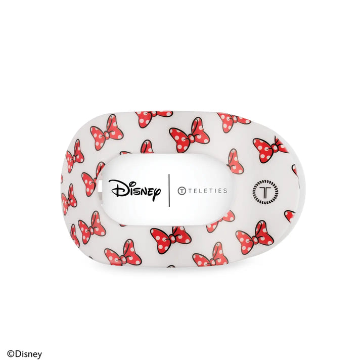 Teleties Minnie Mouse Bows Flat Round Clip, Medium