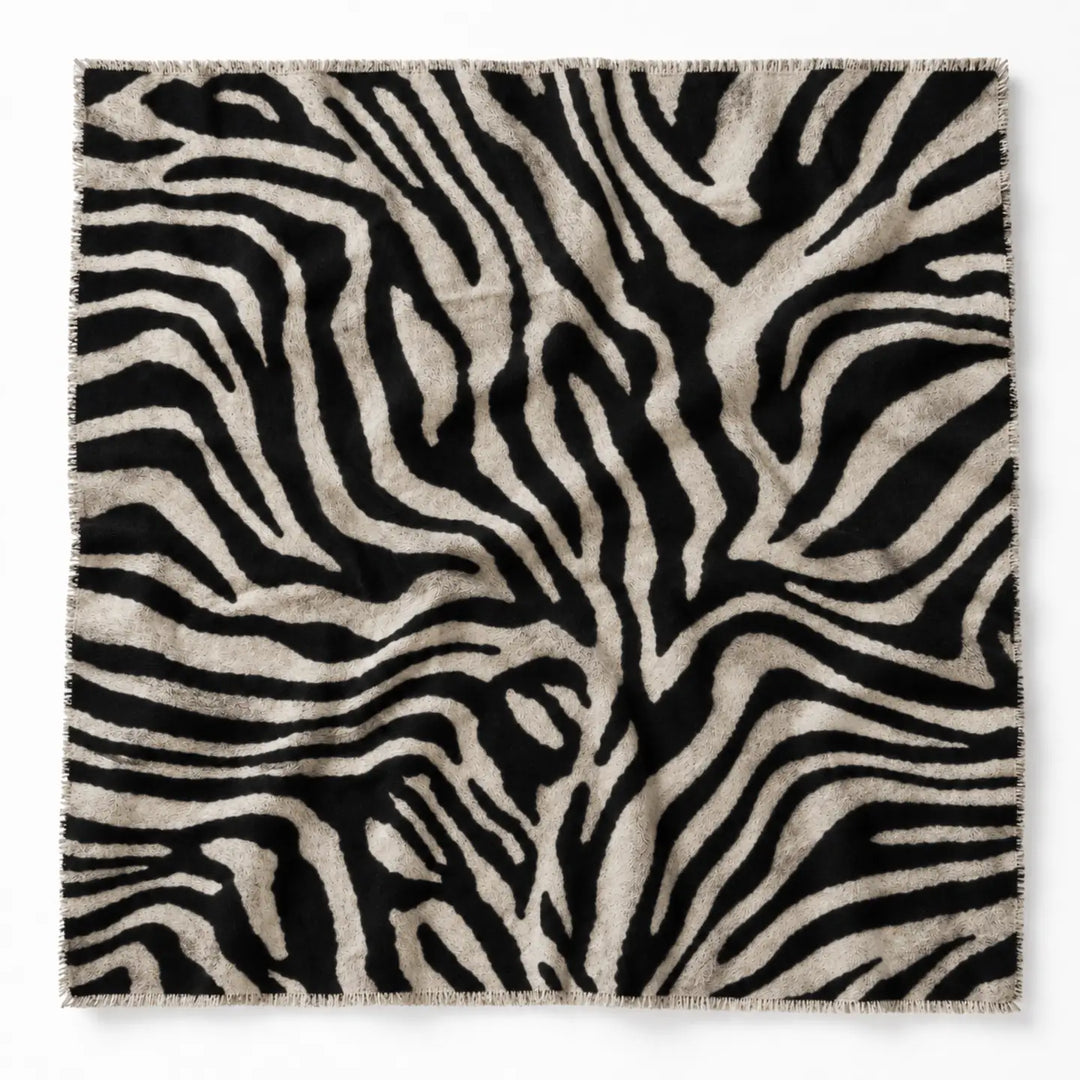 Cozy Zebra Oversized Scarf