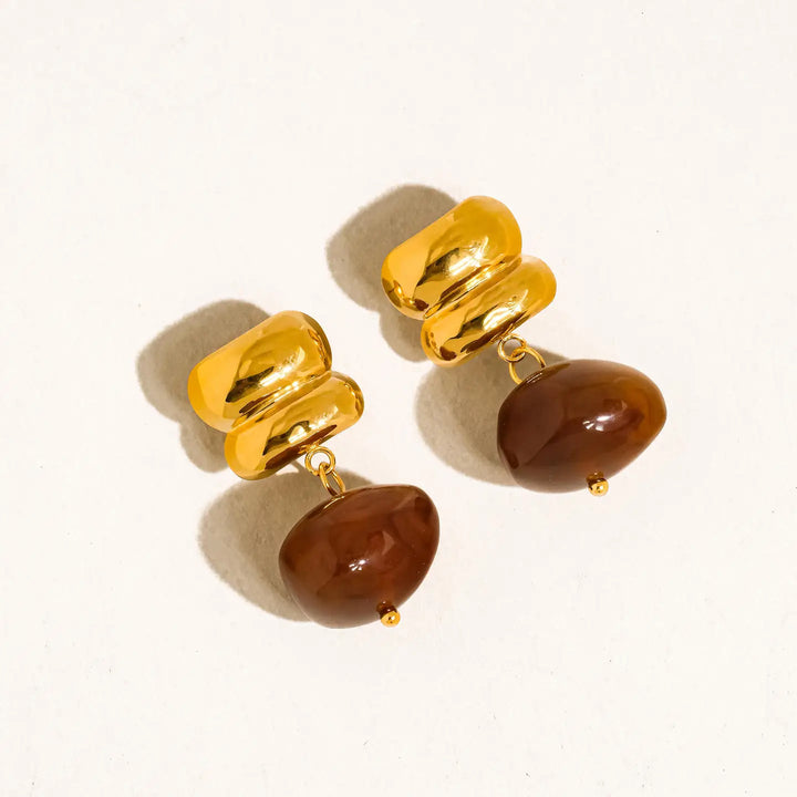 Annina Agate Drop Earrings