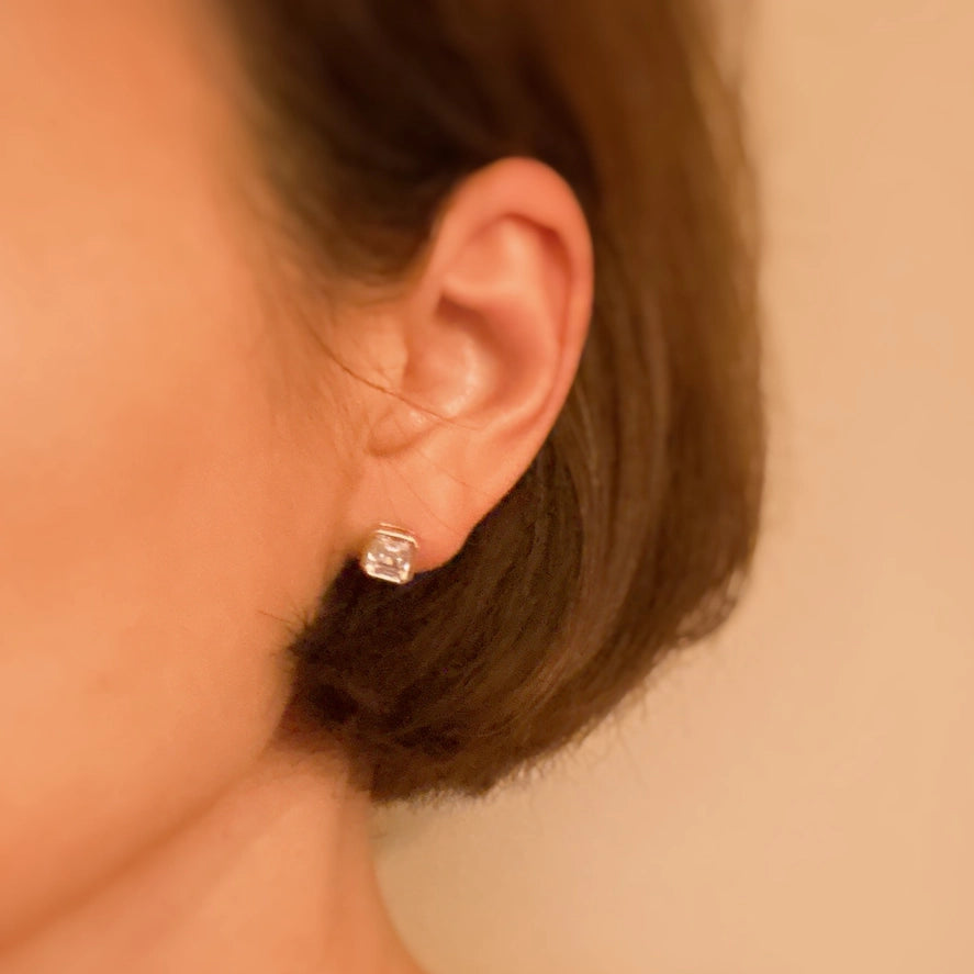 Bella Bezel Stud Earrings Set