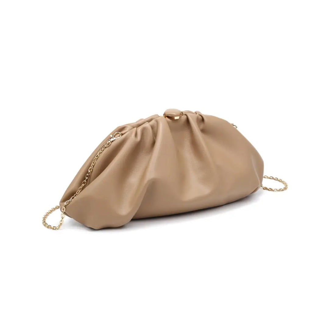 Jennifer Clutch in Ivory & Natural