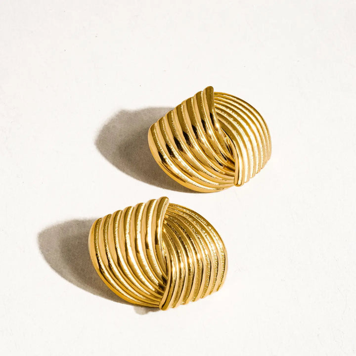 Athens Wavy Studs