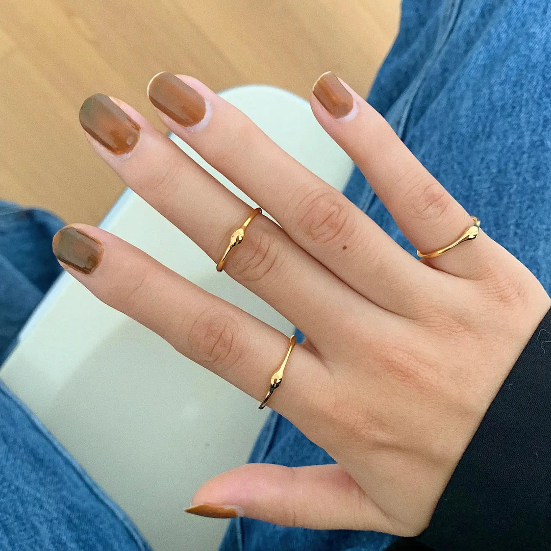 Rowena Minimalist Band Rings
