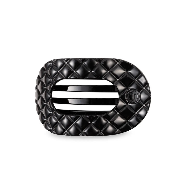 Teleties Quilted Flat Round Clip, MEDIUM