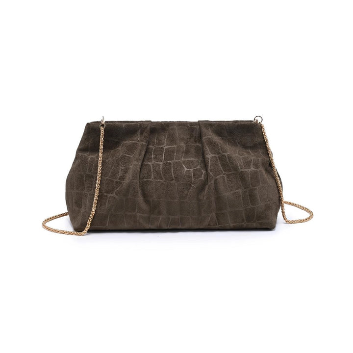Elva Clutch in Olive