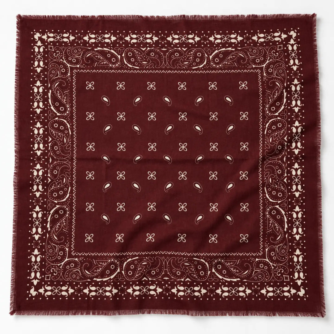 Brushed Bandana Oversized Scarf