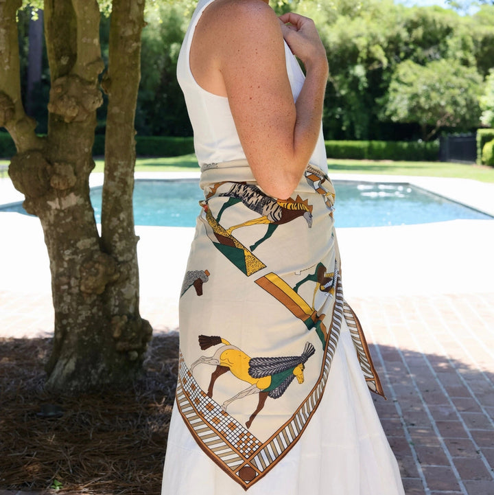 Horse Print Scarf / Shawl