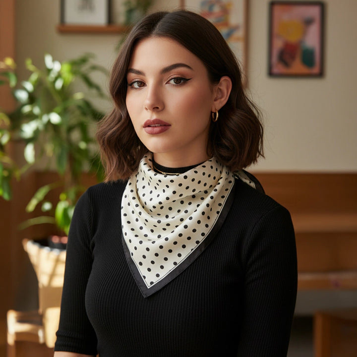 Polka Dot Scarf