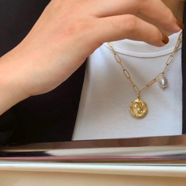 Isaline Coin Chain Necklace