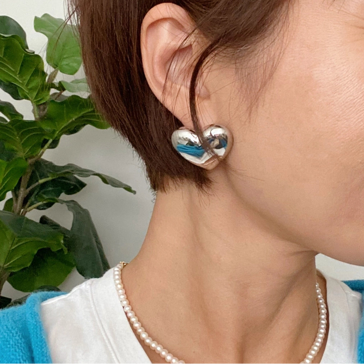 My Heart Stud Earrings
