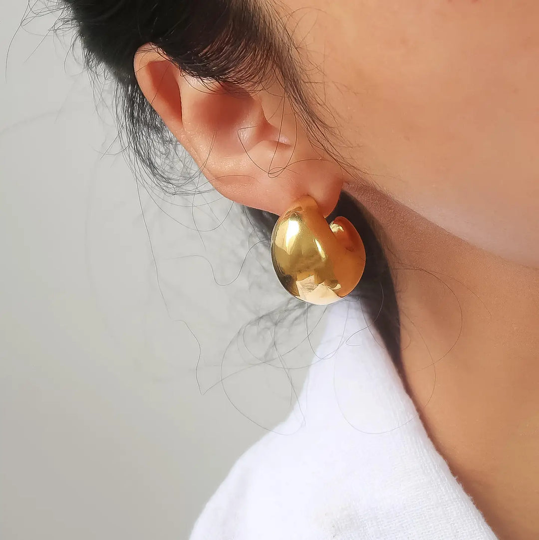 Camilley Puffy Dome Earrings