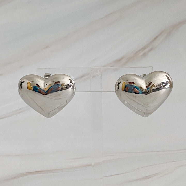 My Heart Stud Earrings