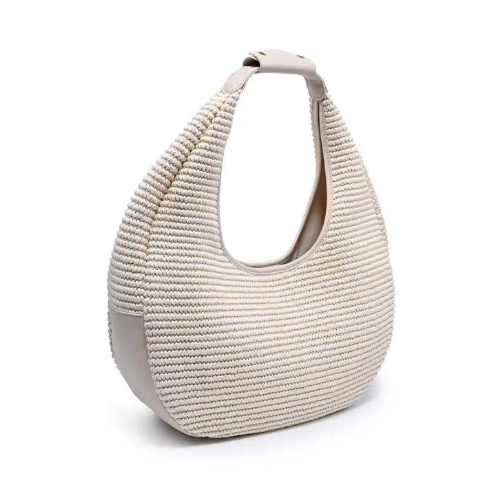 Zoey Woven Hobo Tote