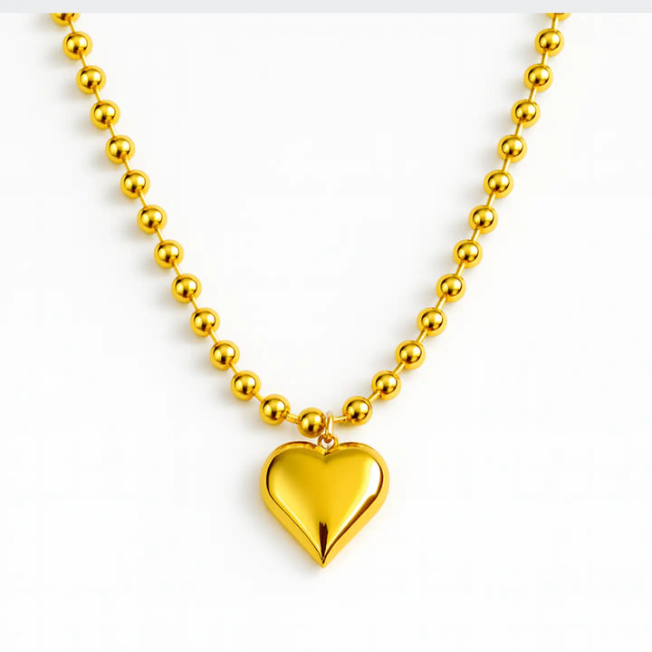 Paris Heart Necklace