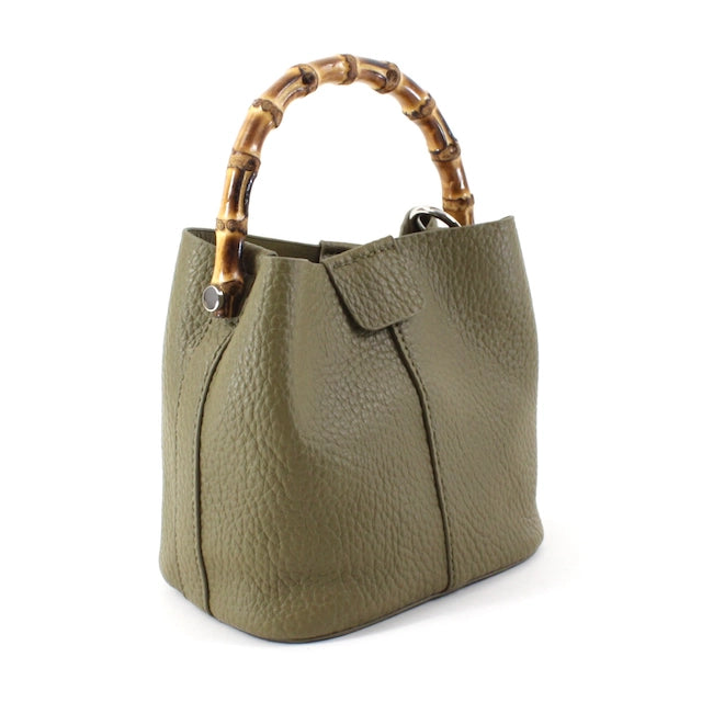 Claire Bamboo Top Handle Crossbody