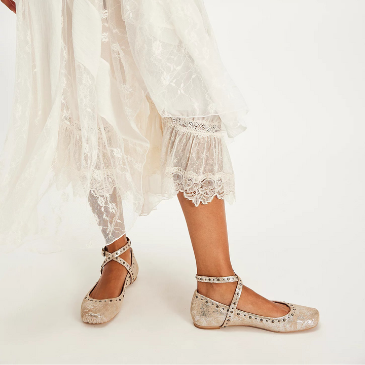 Free People Grace Gems Ballet Flats