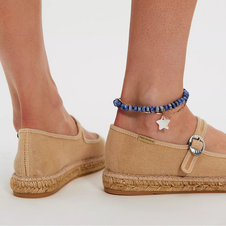 Free People Oasis Mary Jane Espadrilles, Sandstone