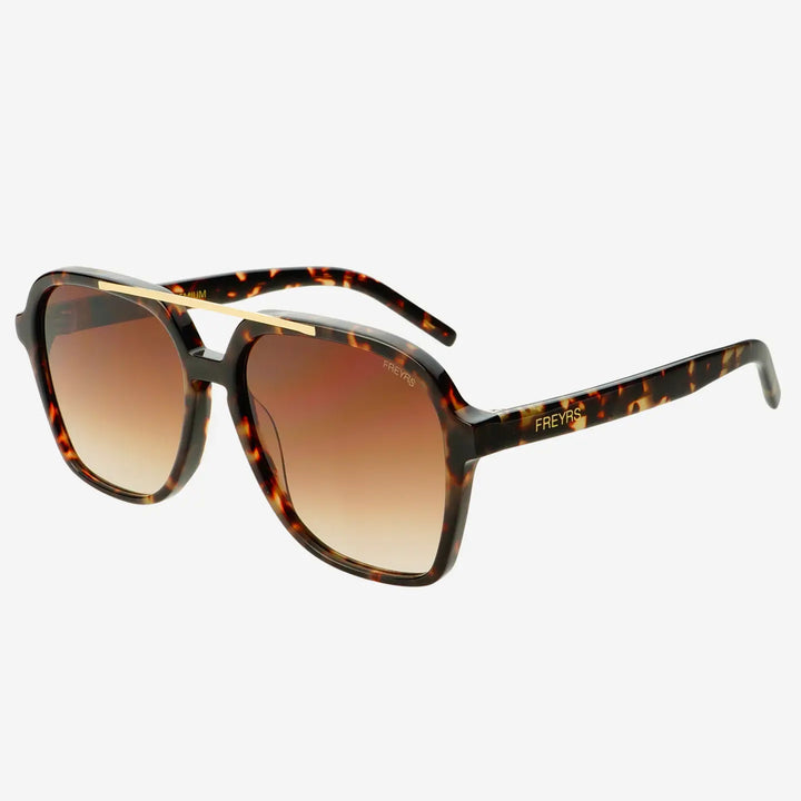 Freyrs Spencer Aviator Sunglasses in Brown